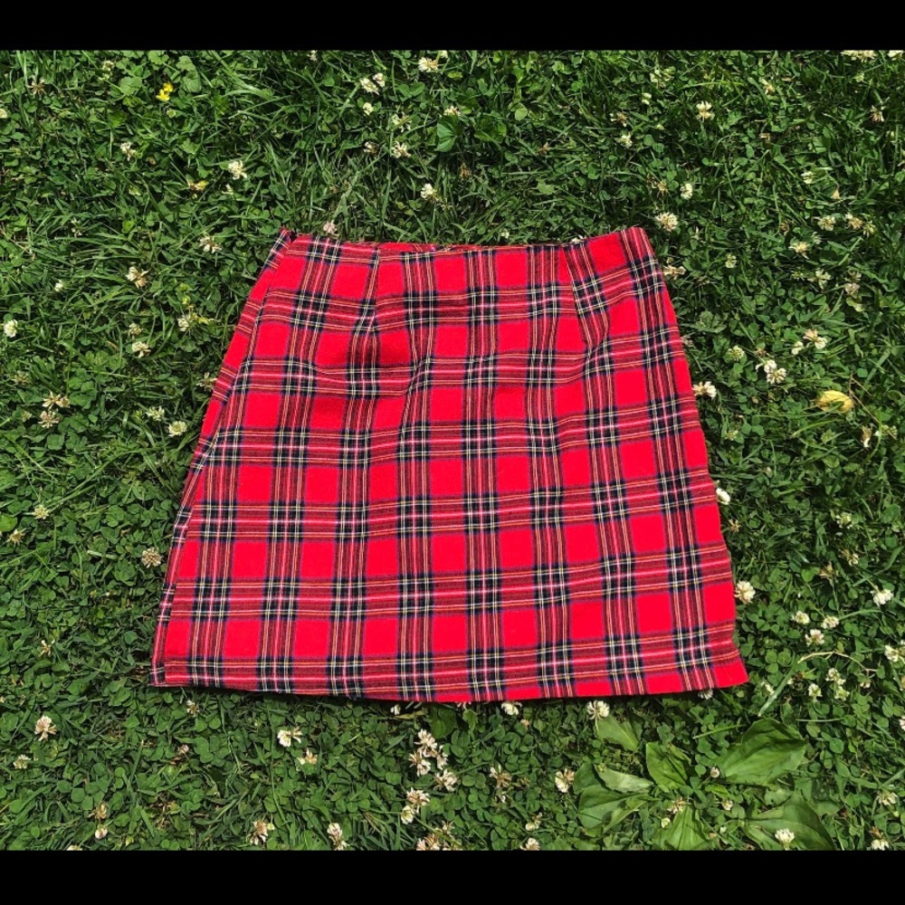 Plaid skirt